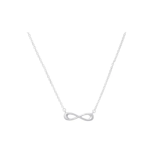 TIFFANY & CO. Infinity Series 925 Sterling Silver Necklaces Women's Silver