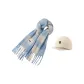 Blue Scarf+Hats & Caps