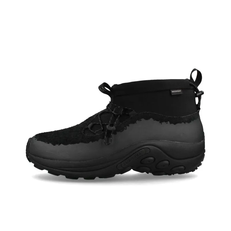 MERRELL Jungle Moc Anti-Slip Wear-Resistant Mid-Top Outdoor Shoes Unisex Black-0