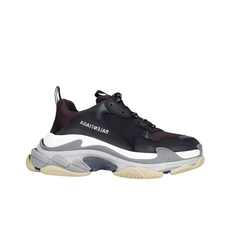 Balenciaga Triple S Burgundy-2