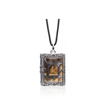 Three Blessings Of Happiness 925 Sterling Silver Necklaces Unisex
