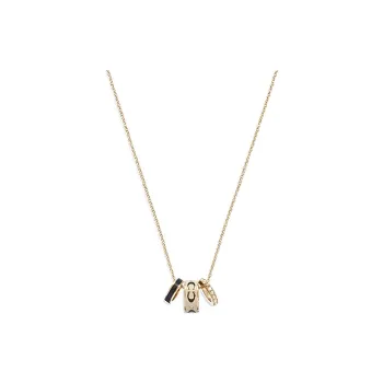 COACH Copper Necklaces Women's Gold
