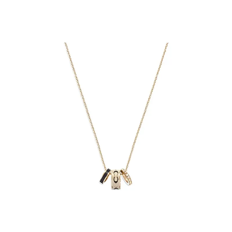 COACH Copper Necklaces Women's Gold-0