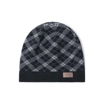 SEPTWOLVES Wool Beanie Included Warm Insulated Hat WO Unisex Black Gray/Navy Blue/Burgundy