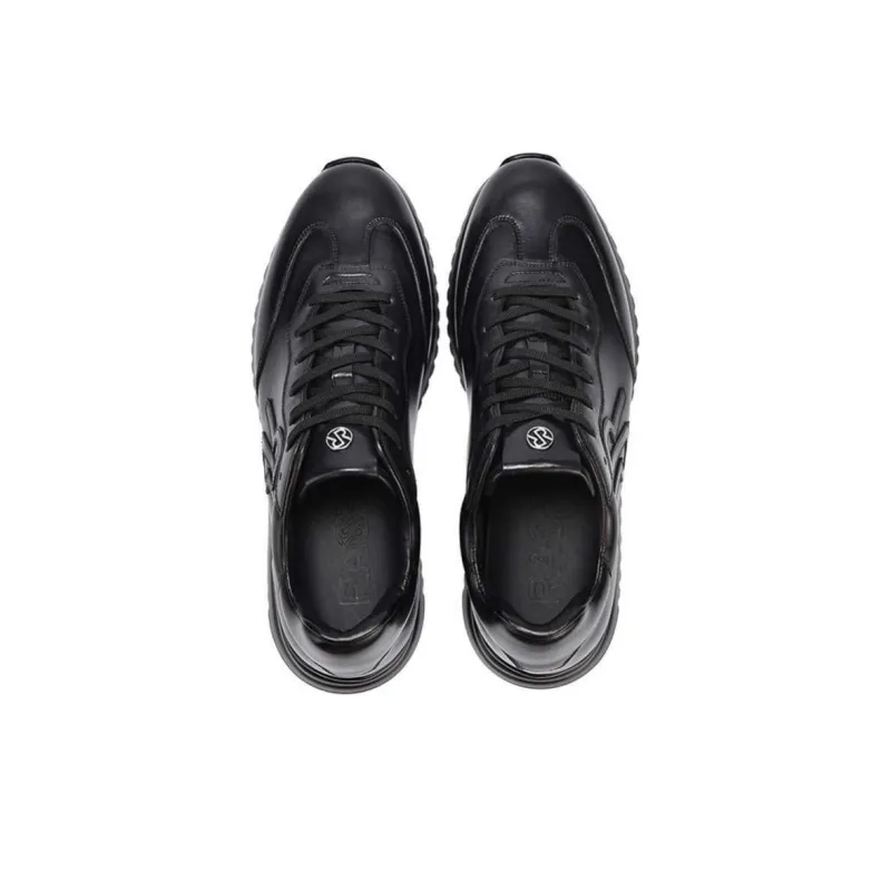 RARE Slip Resistant Low Top Casual Shoes Men's Black-3
