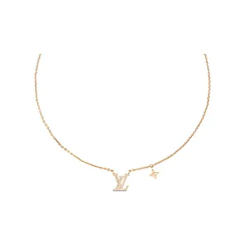LOUIS VUITTON Metal Necklaces Women's Rose Gold