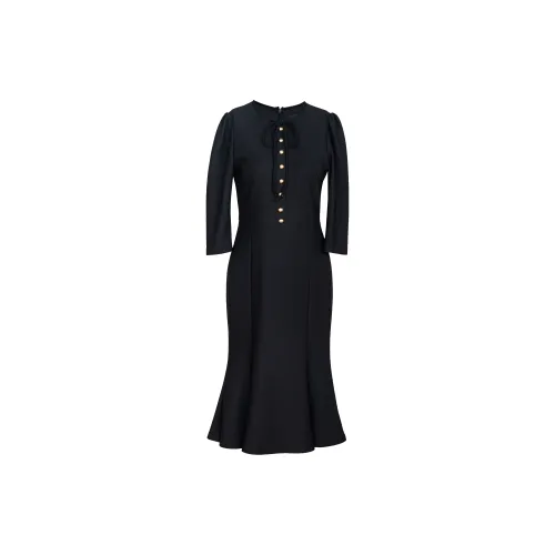ROEYSHOUSE Long-Sleeved Dresses Women's Black
