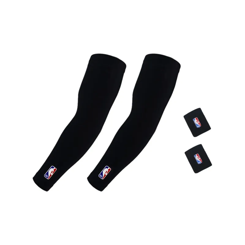 NBA Basketball Cycling Hiking Fitness Arm Guards Tight Coverage Men's Basic Protective-0