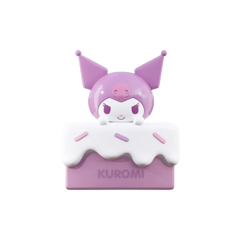 Sanrio Characters Cut Cake Collection Clear Box Ornament Storage Box Chibi Figures-2
