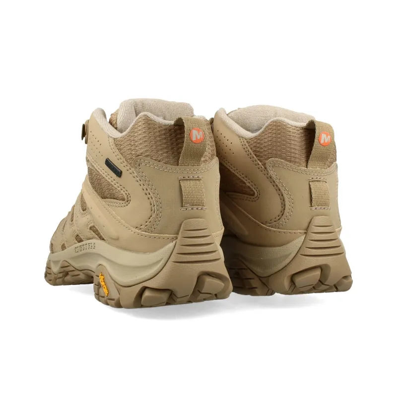 MERRELL MOAB 3 Anti Slip Wear Resistant High Top Hiking Shoes Women's Beige-2