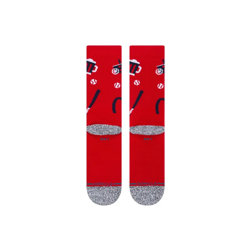Stance Mid Calf Socks Unisex 1 Pack Red-2