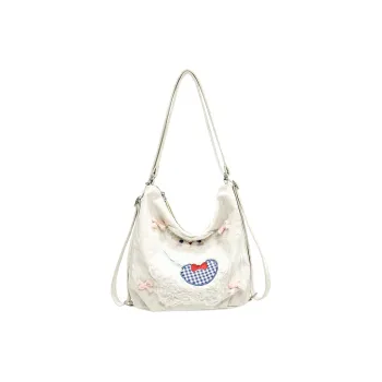GOBLIN SHARKS 1759 PU Backpack On The Shoulder Women's White