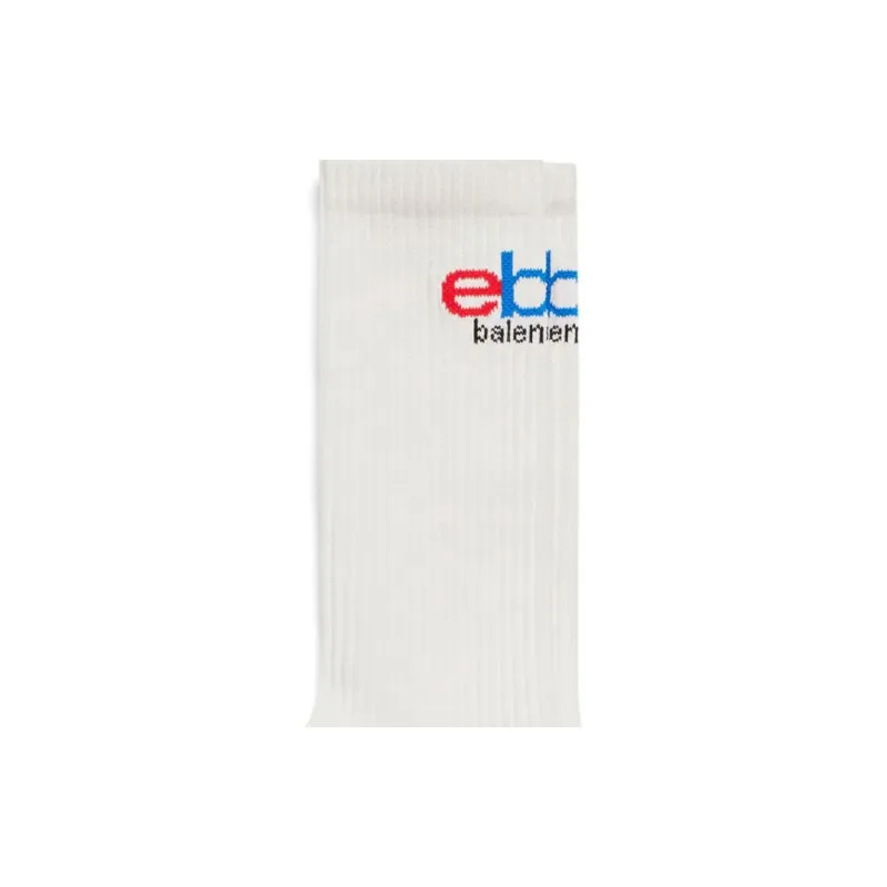 Balenciaga Logo Intarsia Socks-4