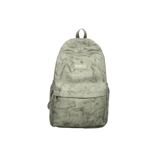 GOBLIN SHARKS 1759 Nylon Backpack Large Size Unisex Green/Black/White/Red
