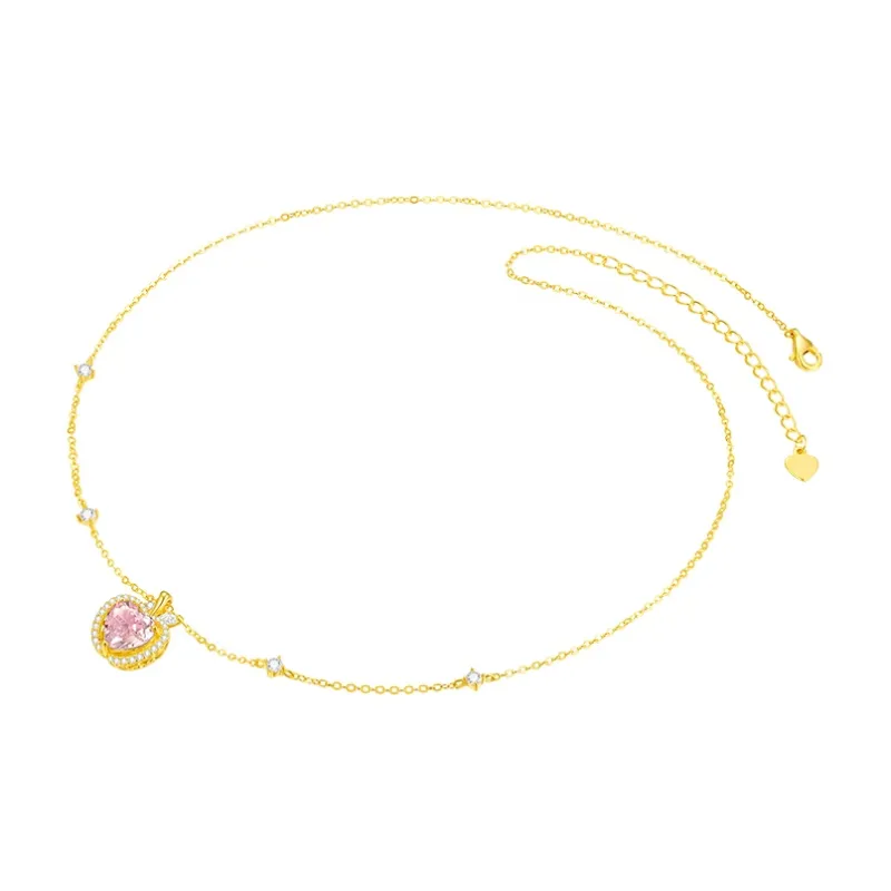 CHOW TAI SENG S9254 Silver Necklaces Women's-3