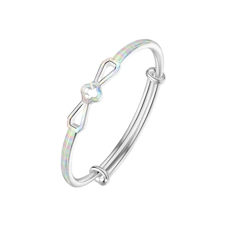 SINO GEM 999 Fine Silver Bangles Women's-0