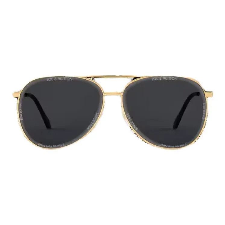 LOUIS VUITTON Lv Super Vision Metal Pilot Sunglasses-1