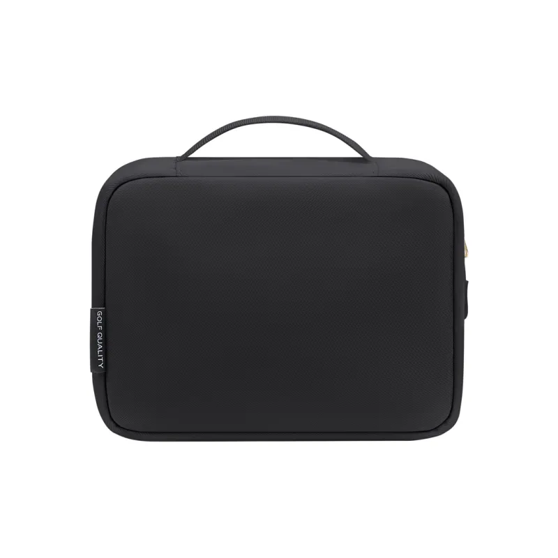 GOLF Fabric Makeup Bag Regular Women's Black/Apricot/Pink-4