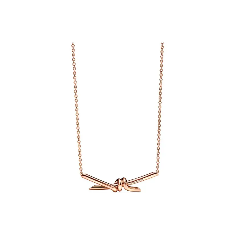 TIFFANY & CO. Tiffany Knot Series Karat Gold Necklaces Women's-0