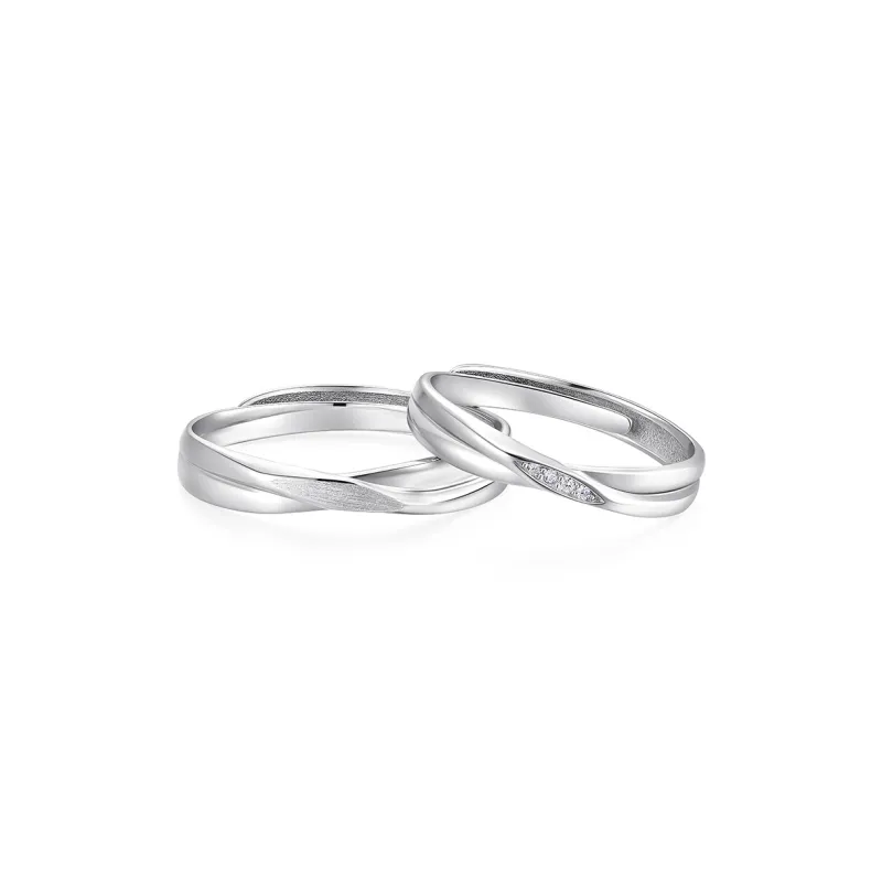 KADER 925 Sterling Silver Rings Unisex Silver-1