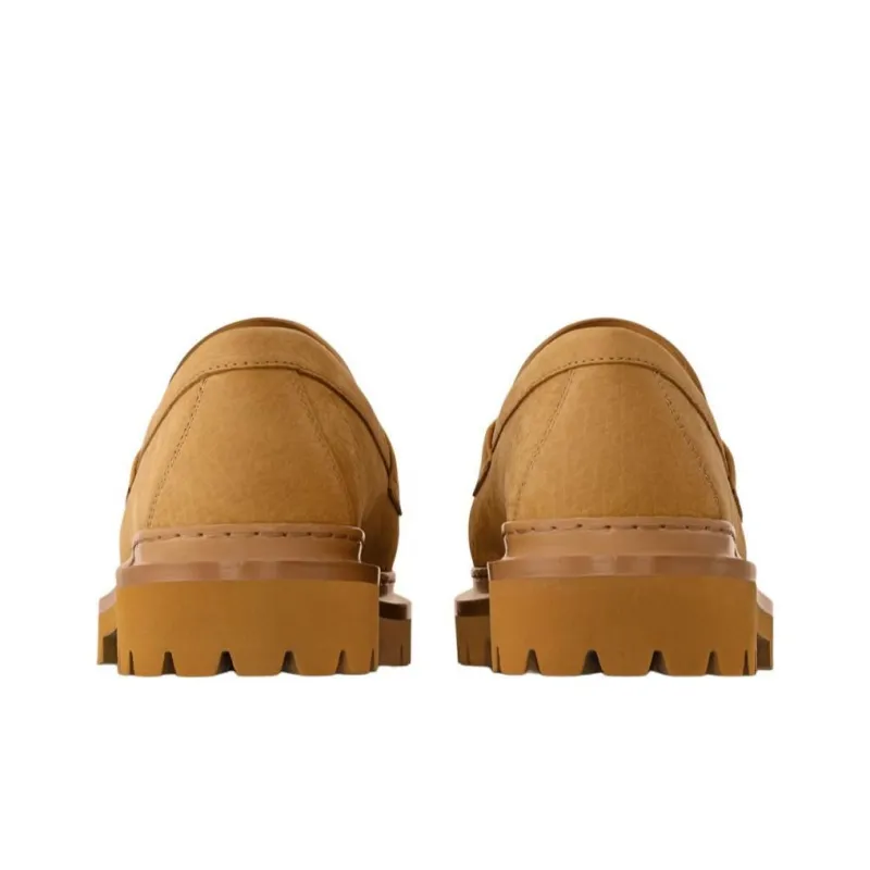 LOUIS VUITTON Major Loafers Men's Brown-4