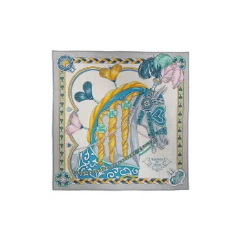 HERMES Cashmere, Silk Scarves Women's Multicolor