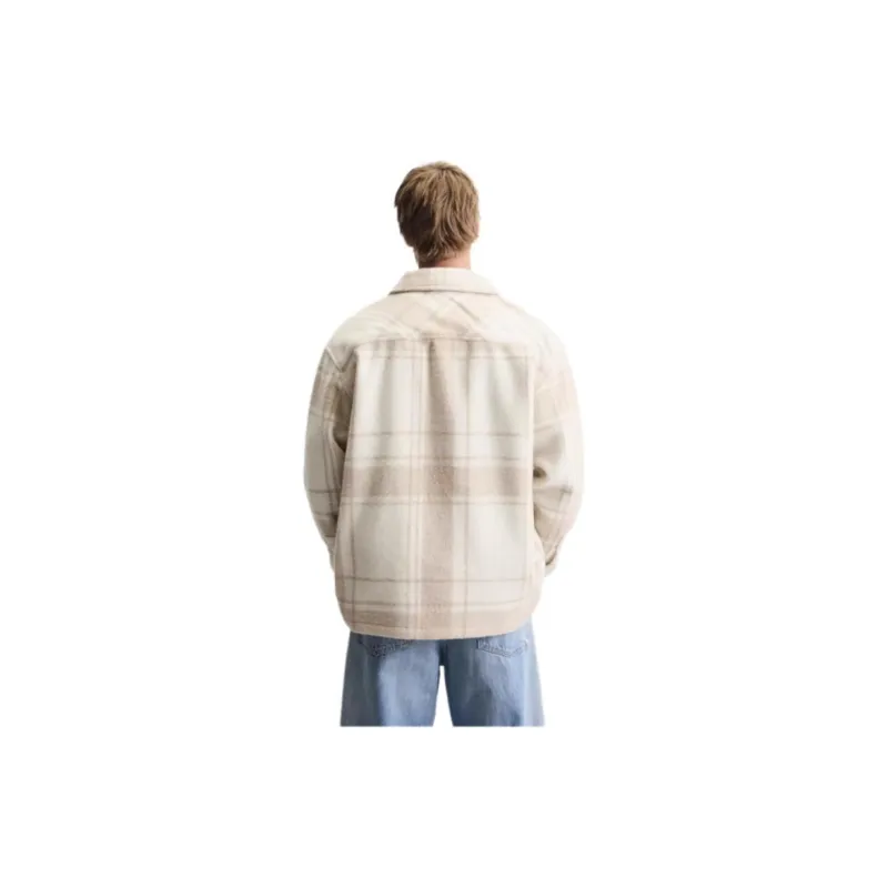 ZARA Jackets Men Brown-3