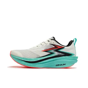 361° Cushioning Anti Slip And Wear Resistant Rebound Low Top Marathon Running Shoes Unisex White Blue