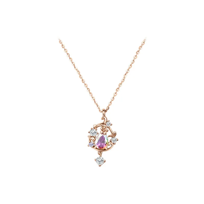 Disney Princess S925 Silver Necklaces Women's-0