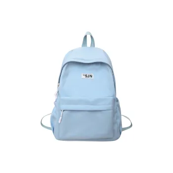 Yalu Nylon Backpack Regular Women's Purple/Blue White/Pink Black