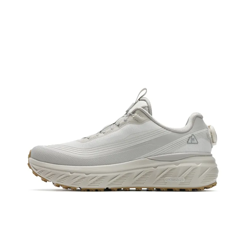 FILA BOA EXPLORER Non slip Breathable And Wear resistant Low Top Running Shoes Men's Gray-0