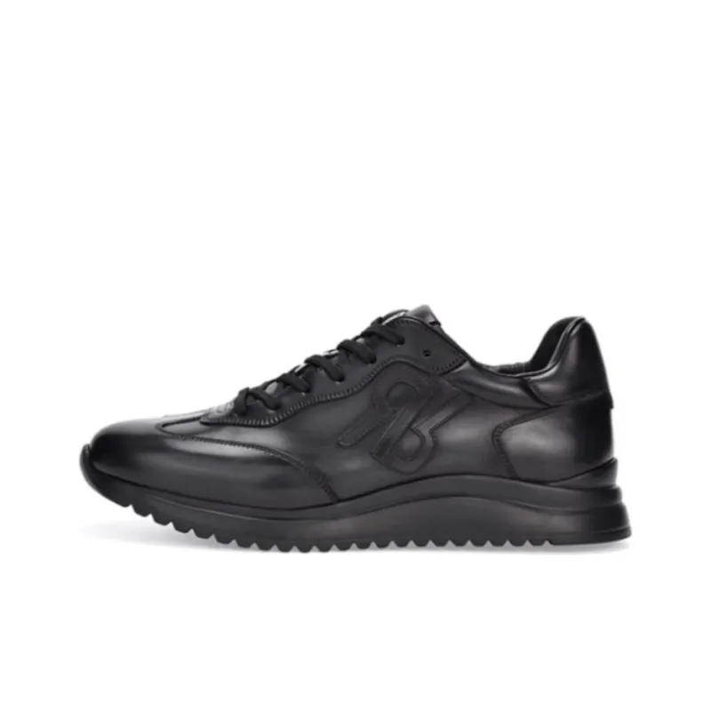 RARE Slip Resistant Low Top Casual Shoes Men's Black-0