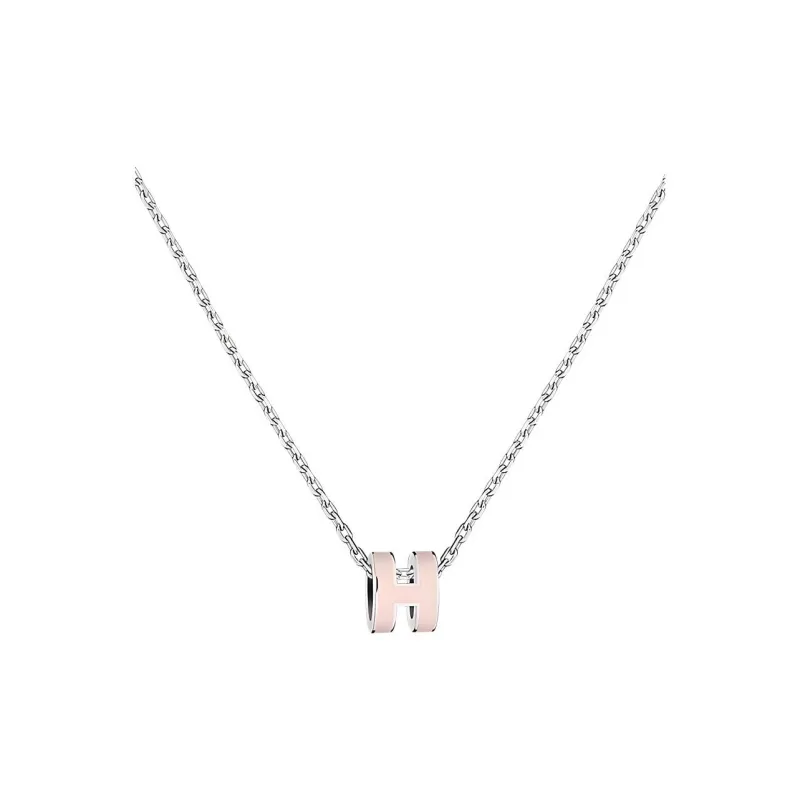 HERMES Mini Pop H Pendant Palladium tone-3