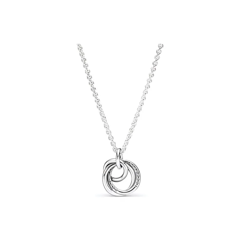 Pandora 925 Sterling Silver Necklaces Women's Silver-0