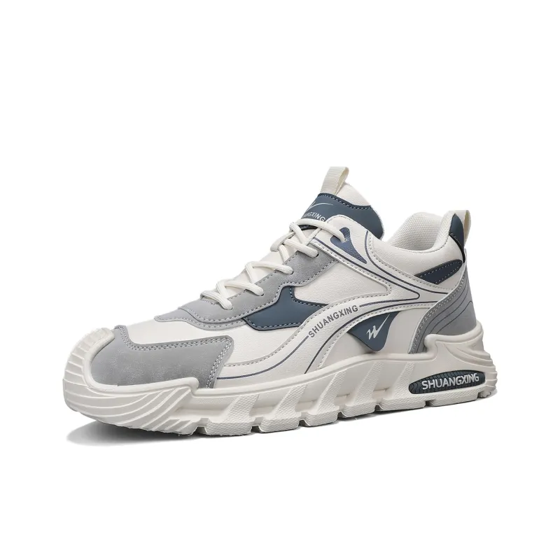 Binary Low Top Casual Shoes Men's Beige Gray-3