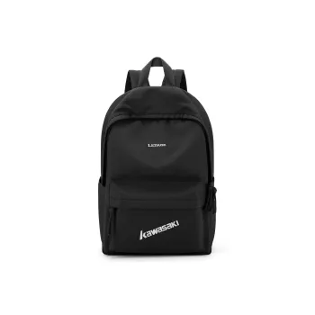 Kawasaki Fabric Backpack Laptop Bag Unisex Ecru/Gray/Black