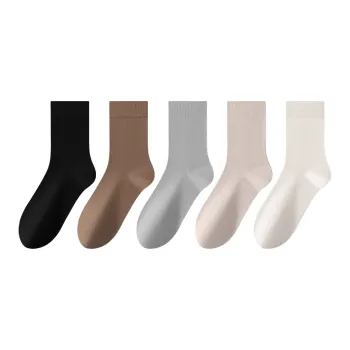 MIIOW Mid Calf Socks Women's 5 Pack