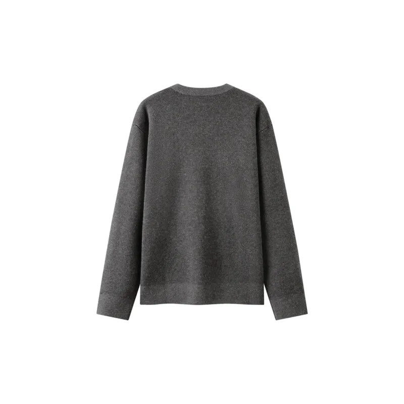 SEM/R Knitwear Unisex Gray Black Tone-1