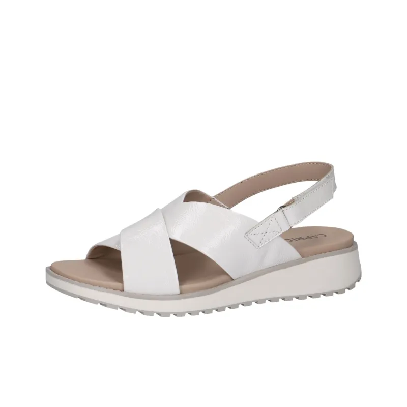 CAPRICE Kandy Strap Sandals 4.5cm Women's White-2