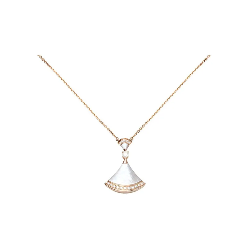 BVLGARI Divas' Dream Series 18K Rose Gold Necklaces Unisex-0