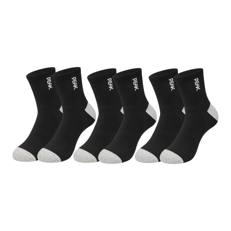 PEAK Mid Calf Socks Unisex 3 Pack-0