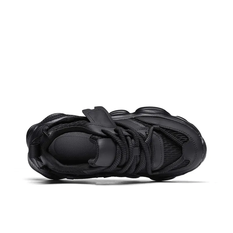 OFFER AITR Anti Slip And Wear Resistant Height Increasing Low Top Chunky Sneakers Men's-4