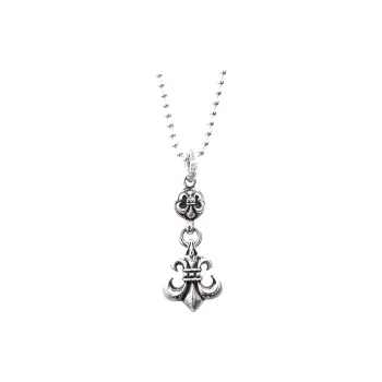 Chrome Hearts 925 Sterling Silver Necklaces Unisex Silver