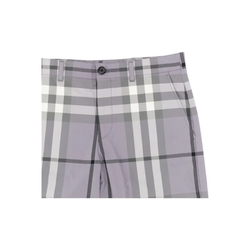 Burberry Check Pattern Bermuda Shorts-2