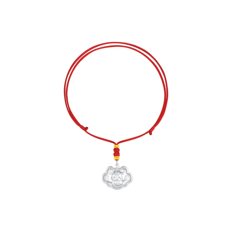 CHOW TAI SENG S990 Silver Necklaces Kids'-3