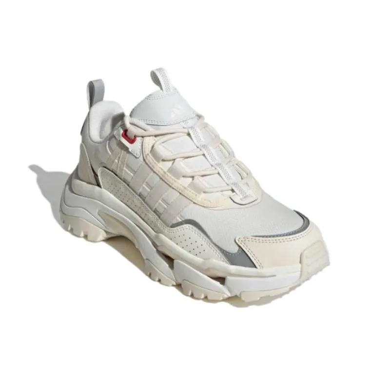 Adidas Cushioned Slip Resistant Low Top Running Shoes Unisex Ecru-2