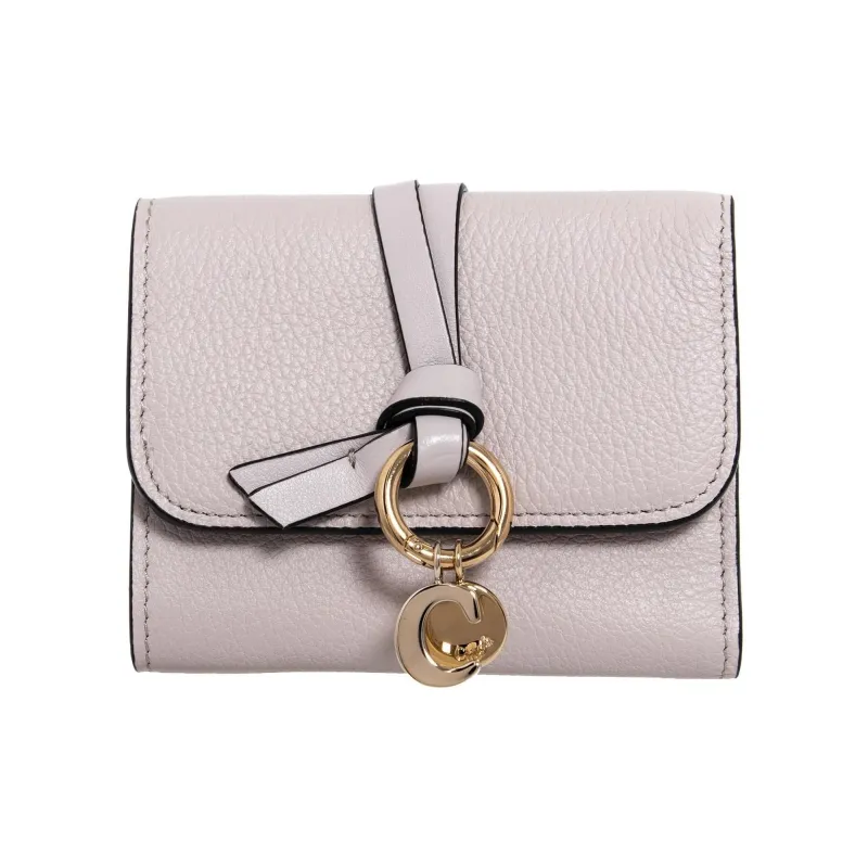 Chloe Calfskin Wallet Women's Wild Gray-0