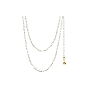 ONEKISS Gold Plated Copper Faux Pearl Necklaces Women's