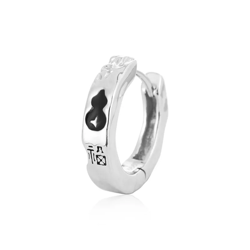 MAGICPOLE 999 Fine Silver Earrings Men's Silver-0