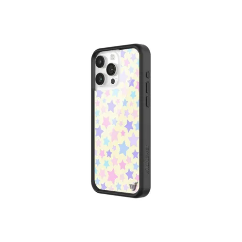 WILDFLOWER PC Material Hard Shell Fully Enclosed Sweet Stars Phone Cases Works With IPhone 13 Pro Western